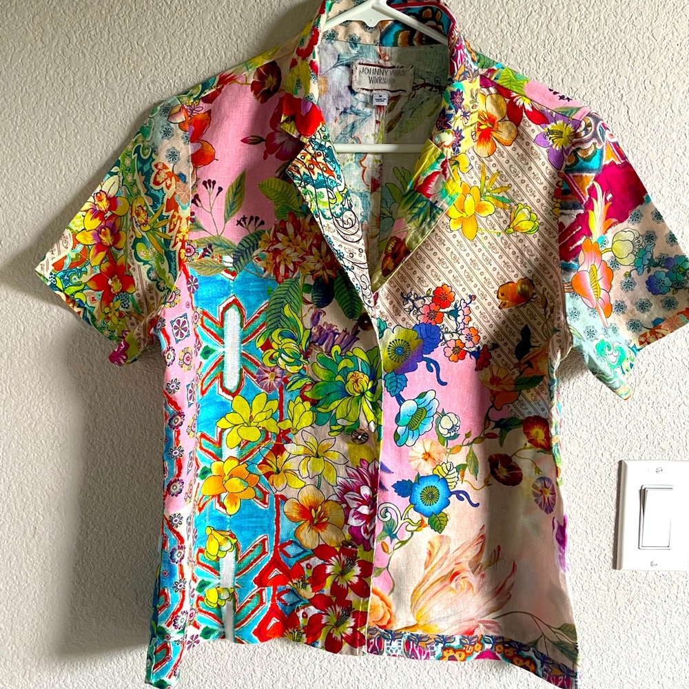 Johnny Was shirt. Great condition.